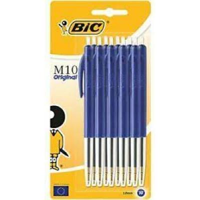 Boligrafo Bic M10 Clic Azul 10u