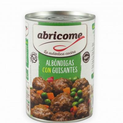 Albondiga Abricome Con Guisantes 420g