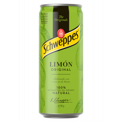 Refresco Schweppes Limon Lata 33cl