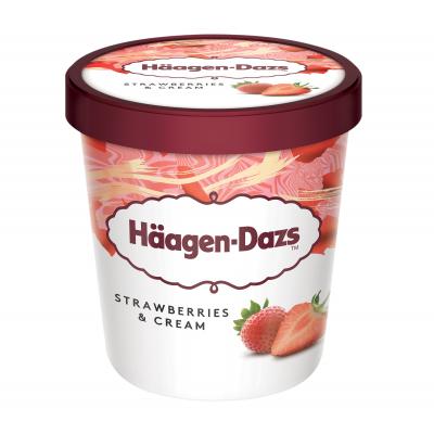 Helado Haagen Fresa 460ml