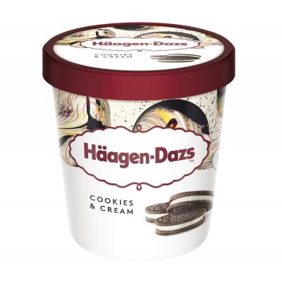 Helado Haagen-Vainilla Coockies 460ml