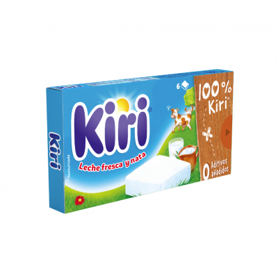 Queso Kiri Natural 70%Mg 6 Porciones 108g