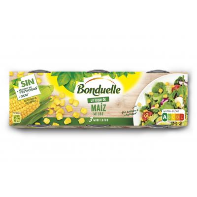 Maiz Bonduelle Grano 85g Pack-3