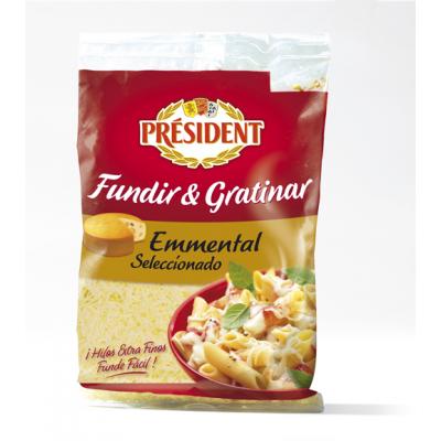 Queso President Emmental Rallado 90g