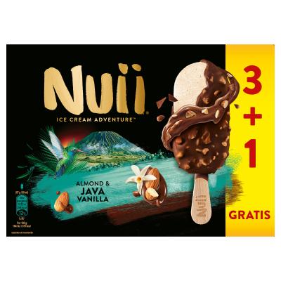 Helado Nuii Almendra Vainilla 90ml 3+1u
