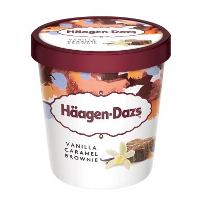 Helado Haagen-Dazs-Dazs Vainilla Brownie 460ml
