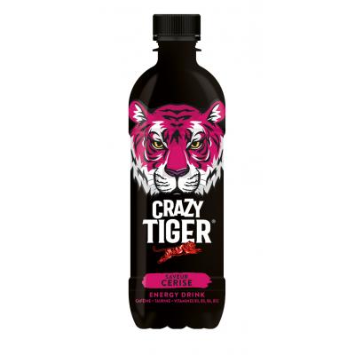 Bebida Energizante Crazy Tiger Cereza Pet 50cl