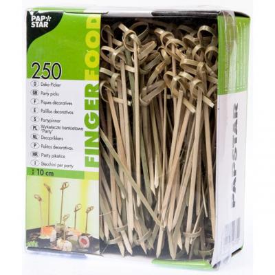 Pincho Papstar Madera Knot 10cm 250u