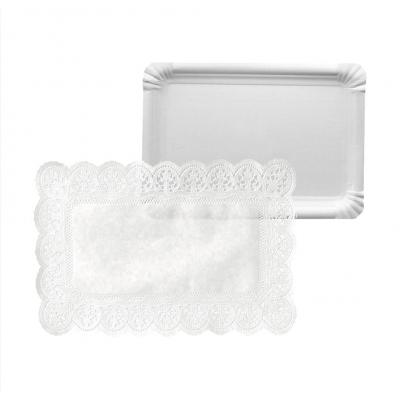 Bandeja Papstar 22x28cm+Blonda 4u