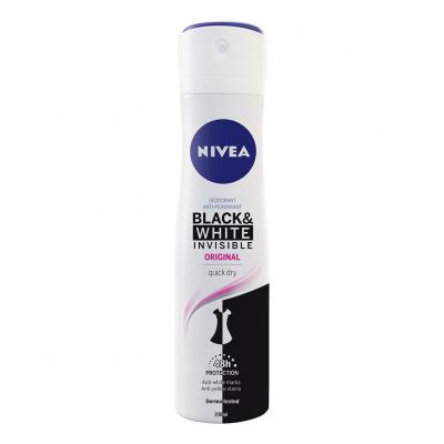 Desodorante Nivea Black&White Mujer Spray 200ml