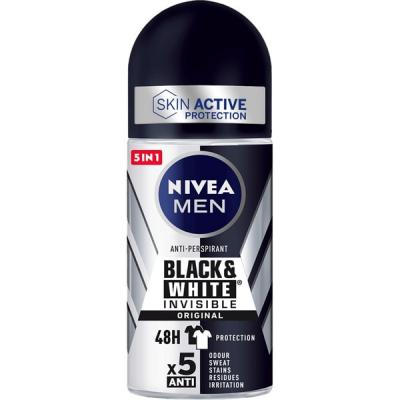 Desodorante Nivea Black&White Hombre Roll-On 50ml