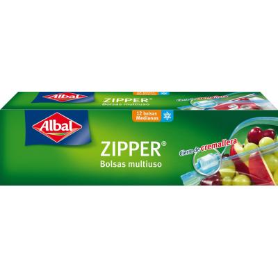 Bolsa Albal Zipper 1l 12u