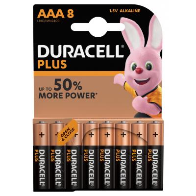 Pila Duracell Plus Aaa Lr03 8u