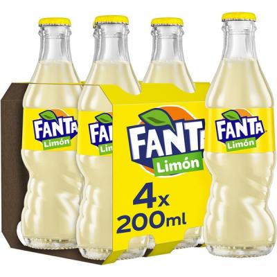 Refresco Fanta Limon Botella 20cl Pack-4