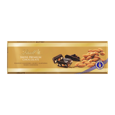 Chocolate Lindt Negro Almendra 300g