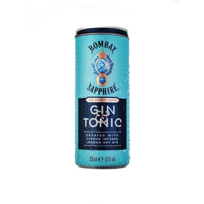Gin Tonic Bombay Shappire Lata 25cl