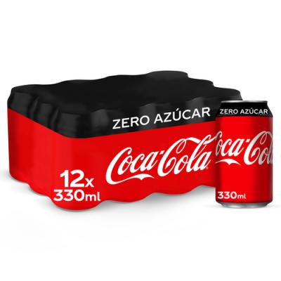 Cocacola Zero 33cl Lata Pack-12