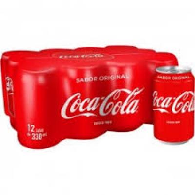 Cocacola Lata 33cl Pack-12 1/2pal