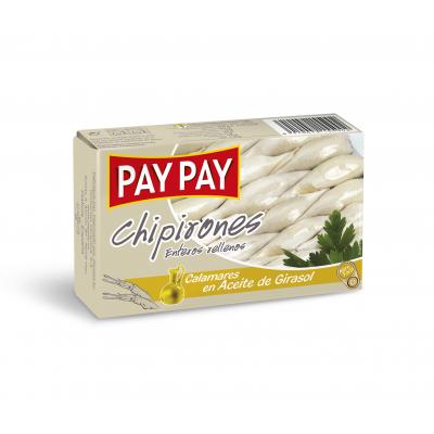 Chipiron Pay-Pay Relleno En Aceite 72g