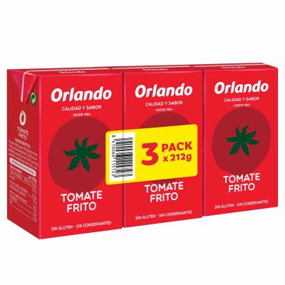 Tomate Orlando Frito 212g Pack-3
