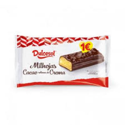 Milhojas Dulcesol Chocolate 3u 1e