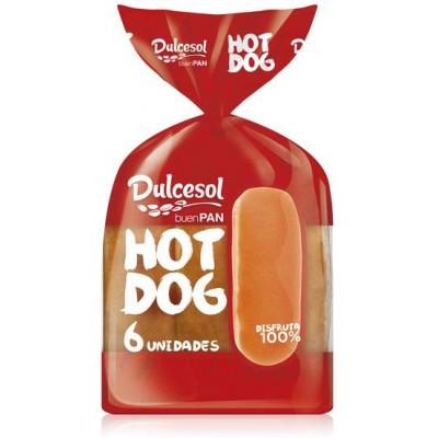 Pan Dulcesol Hot Dog 6 U