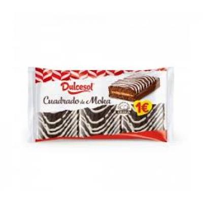 Bollo Dulcesol Cuadrado Moka 4u