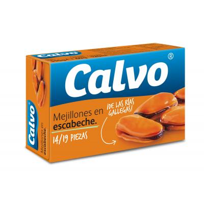 Mejillon Calvo Escabeche 69g 13/18 Piezas