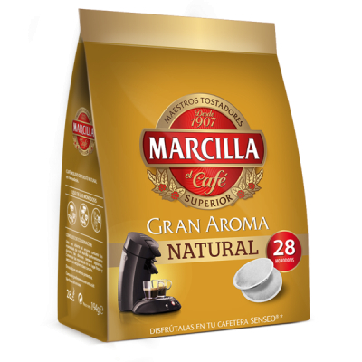 Cafe Marcilla Senseo Natural 28u