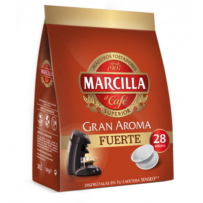 Cafe Marcilla Senseo Fuerte 28u