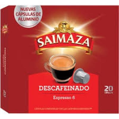 Cafe Saimaza Descafeinado 20 Capsulas
