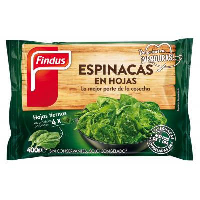 Espinaca Findus Hojas 400g