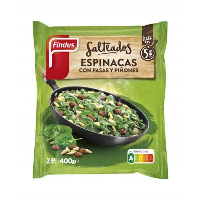 Espinaca Findus Pasas Y Piñon 450g