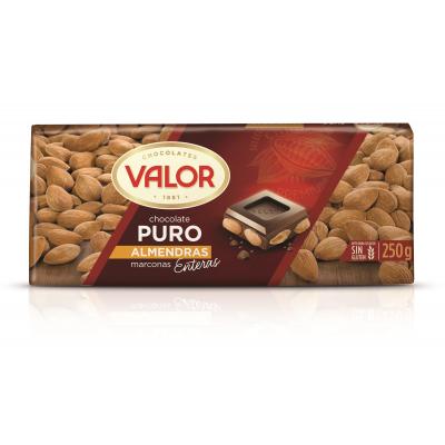 Chocolate Valor Puro Almendra 250g