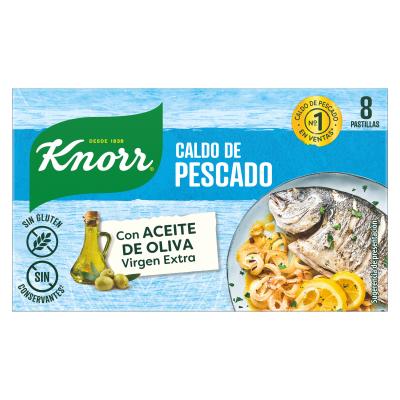 Caldo Knorr Pescado 80g 8 Pastillas