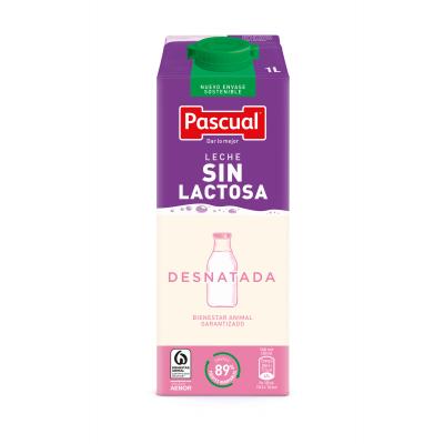 Leche Pascual Desnatada Sin Lactosa 1l