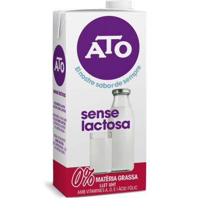 Leche Ato Desnatada Sin Lactosa 1l