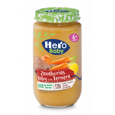 Potito Hero Baby Zanahoria Baby Ternera 235g