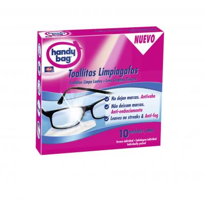 Toallita Handy Bag Limpiagafas 10u