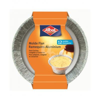 Molde Albal Aluminio Flan 12u