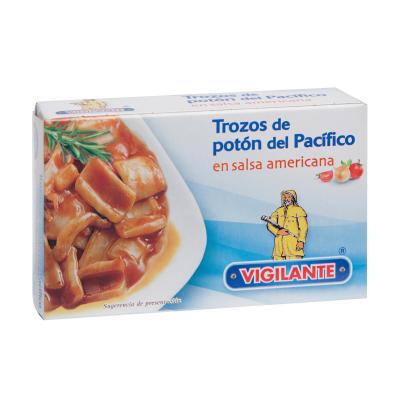 Calamar Vigilante Salsa Americana Facil Apertura 72g