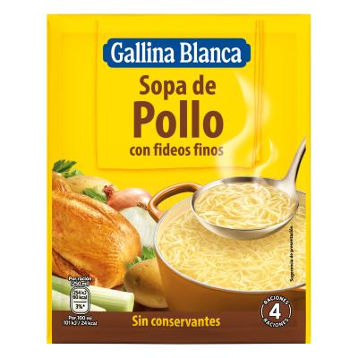 Sopa Gallina Blanca Pollo Con Fideo 71g