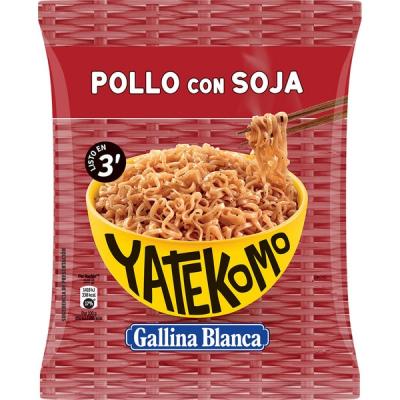 Noodles Yatekomo Pollo / Soja 79g