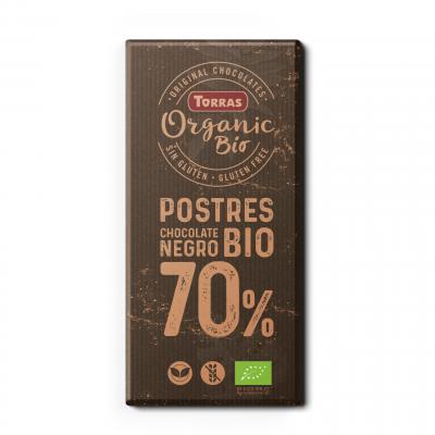 Chocolate Torras Organico Postre 70% 170g