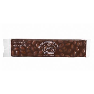 Turron Vicens Chocolate Leche Almendra 300g