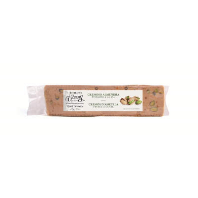 Turron Vicens Almendra Con Pistacho A La Sal 300g