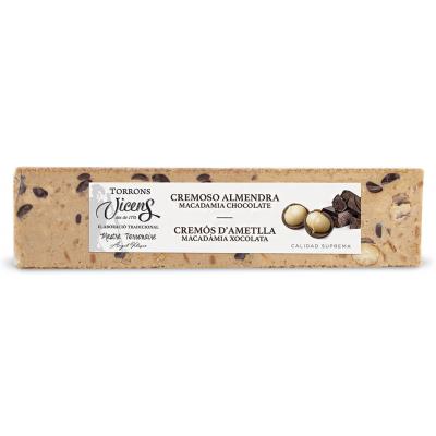 Turron Vicens Cremoso Almendra Macadamia Caramelo 300g