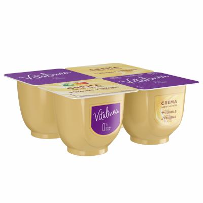 Postre Vitalinea Crema Vainilla 120g Pack-4
