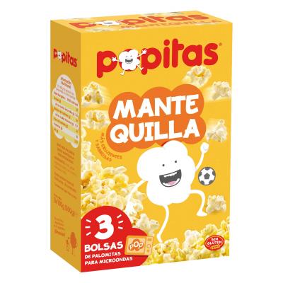Palomita Popitas Microondas Mantequilla Pack-3