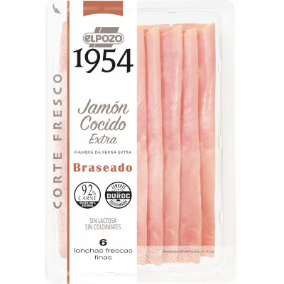 Jamon Elpozo Cocido Braseado 1954 120g